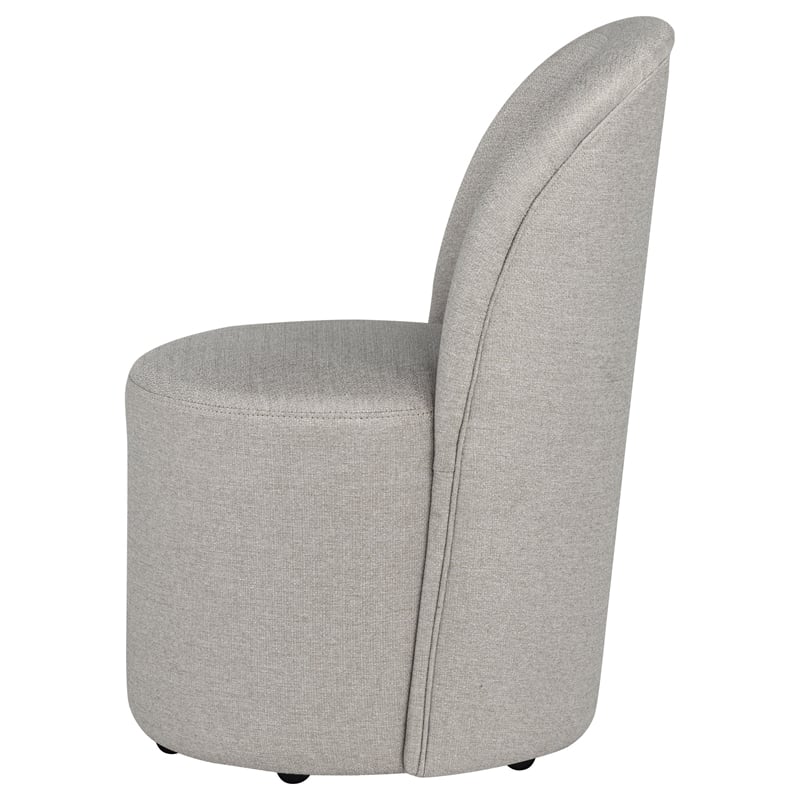 Coaster Aubrey 19.75'' Fabric Barrel Dining Side Chair in Beige