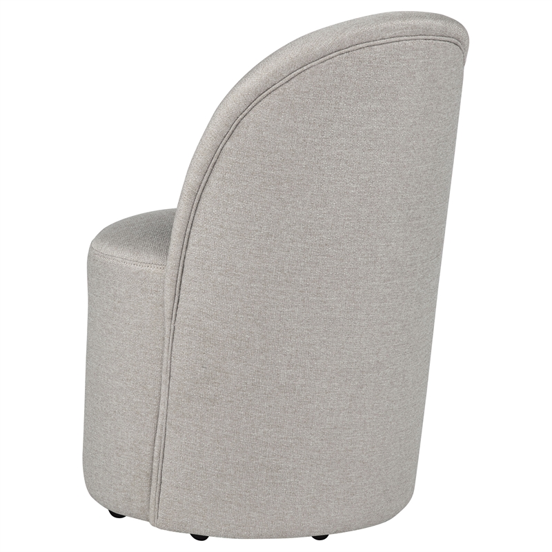 Coaster Aubrey 19.75'' Fabric Barrel Dining Side Chair in Beige