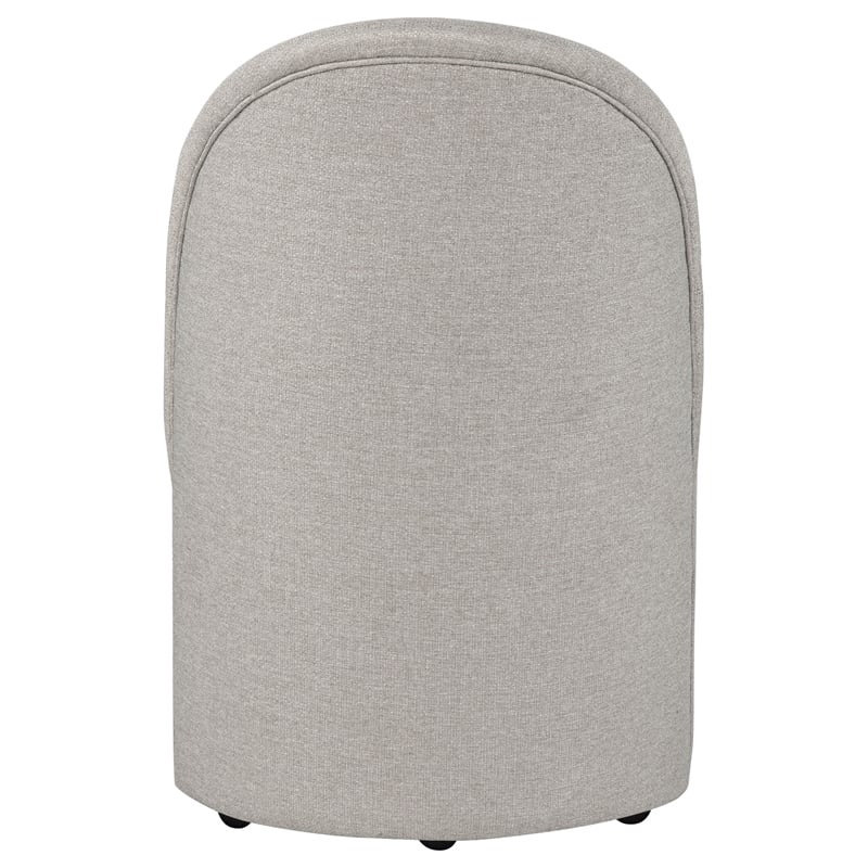 Coaster Aubrey 19.75'' Fabric Barrel Dining Side Chair in Beige