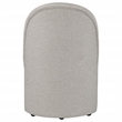 Coaster Aubrey 19.75'' Fabric Barrel Dining Side Chair in Beige