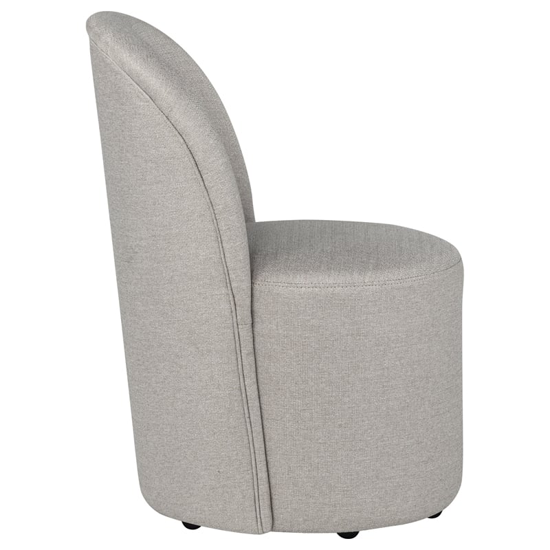 Coaster Aubrey 19.75'' Fabric Barrel Dining Side Chair in Beige