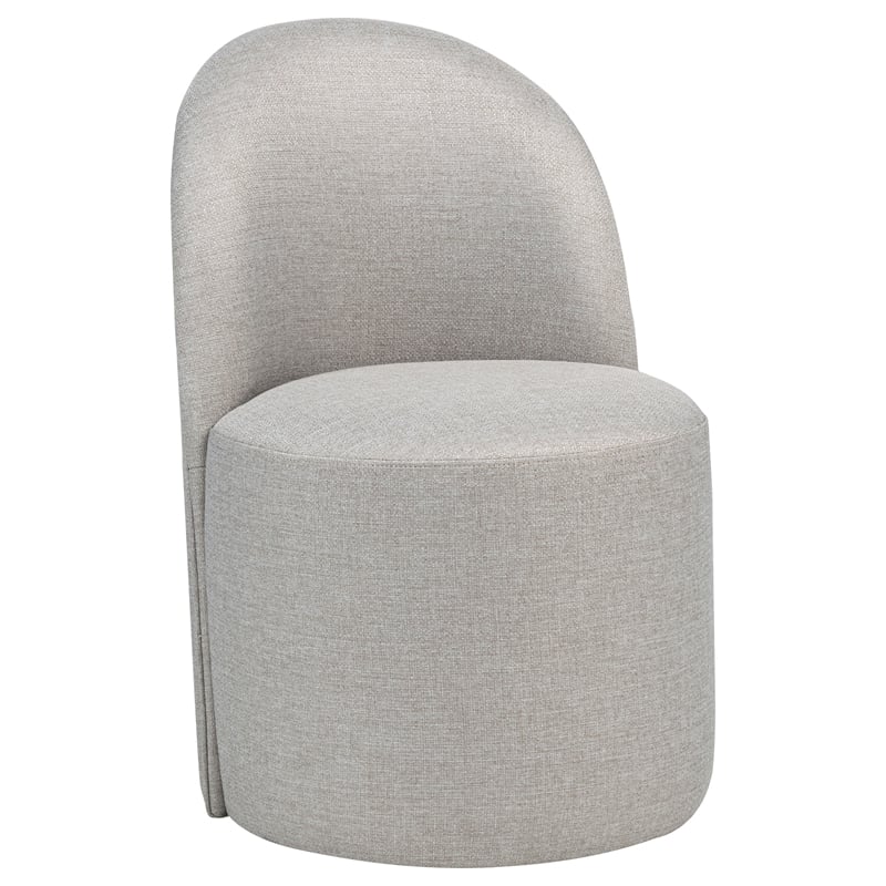 Coaster Aubrey 19.75'' Fabric Barrel Dining Side Chair in Beige