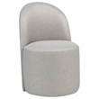 Coaster Aubrey 19.75'' Fabric Barrel Dining Side Chair in Beige