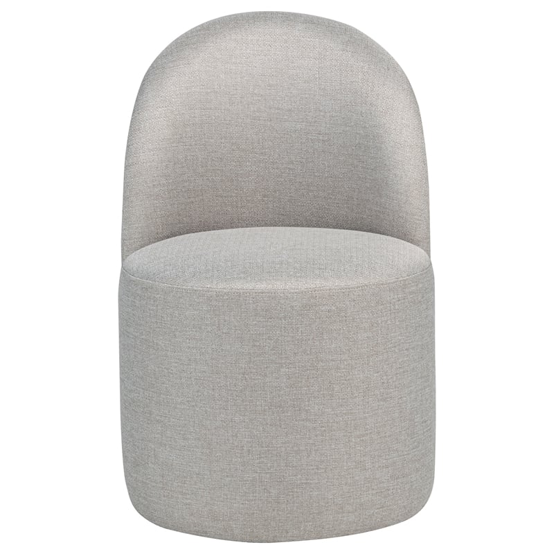 Coaster Aubrey 19.75'' Fabric Barrel Dining Side Chair in Beige