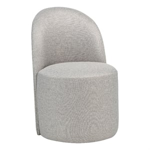 Coaster Aubrey 19.75'' Fabric Barrel Dining Side Chair in Beige