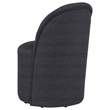 Coaster Aubrey 19.75'' Fabric Barrel Dining Side Chair in Charcoal