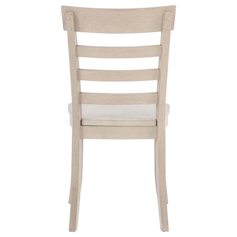 Coaster Orrison 18.5'' Ladder Back Wood Dining Side Chair in Linen Beige