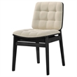 Coaster Redbridge 18.5'' Wood Dining Side Chair in Black/Cream