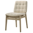 Coaster Redbridge 18.5'' Wood Dining Side Chair in Cream/Natural Oak