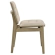 Coaster Redbridge 18.5'' Wood Dining Side Chair in Cream/Natural Oak