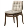 Coaster Redbridge 18.5'' Wood Dining Side Chair in Walnut/Cream