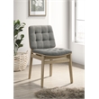 Coaster Redbridge 18.5'' Wood Dining Side Chair in Natural Oak/Gray
