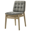 Coaster Redbridge 18.5'' Wood Dining Side Chair in Natural Oak/Gray