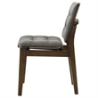 Coaster Redbridge 18.5'' Wood Dining Side Chair in Gray/Walnut