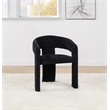 Coaster Carlow 17.75'' Fabric Upholstered Dining Arm Chair in Black