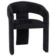 Coaster Carlow 17.75'' Fabric Upholstered Dining Arm Chair in Black