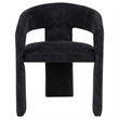Coaster Carlow 17.75'' Fabric Upholstered Dining Arm Chair in Black