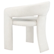 Coaster Carlow 17.75'' Fabric Upholstered Dining Arm Chair in White