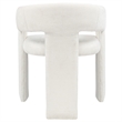 Coaster Carlow 17.75'' Fabric Upholstered Dining Arm Chair in White