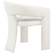 Coaster Carlow 17.75'' Fabric Upholstered Dining Arm Chair in White