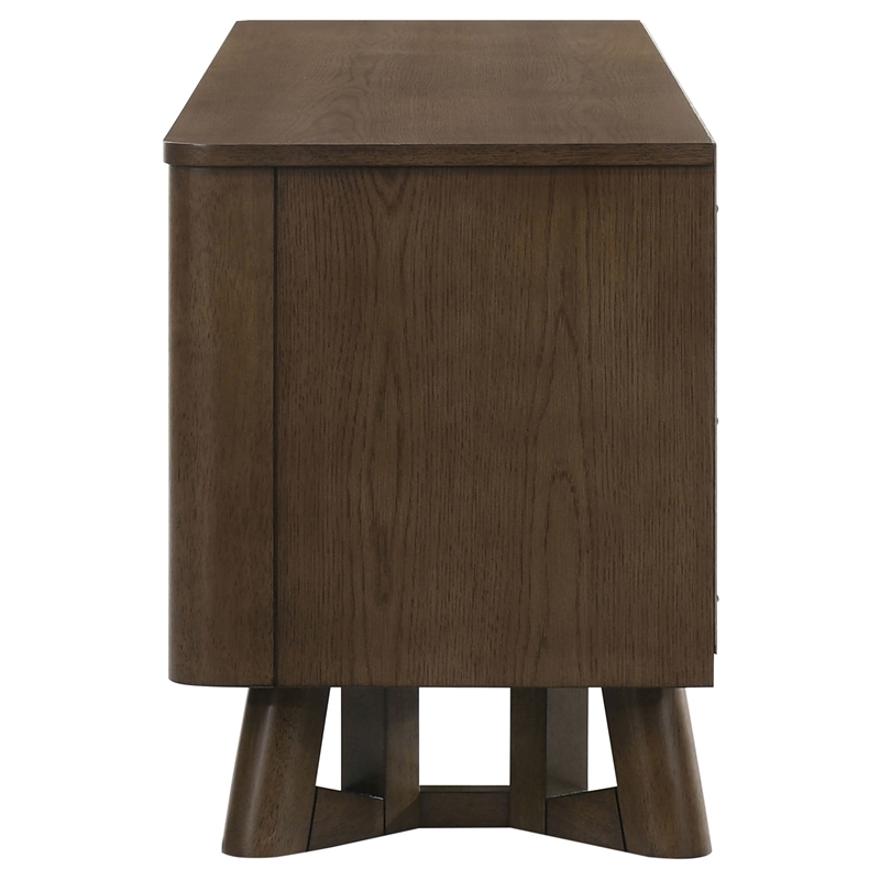 Coaster Trotter 4-Door Wood TV Stand Media Console for TVs up to 75