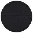 Coaster Sweeney 2-Piece Round Wood Occasional Nesting Table Set in Black