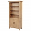 Coaster Vermes 2-Door Transitional Wood Office Cabinet Bookcase in Light Ash