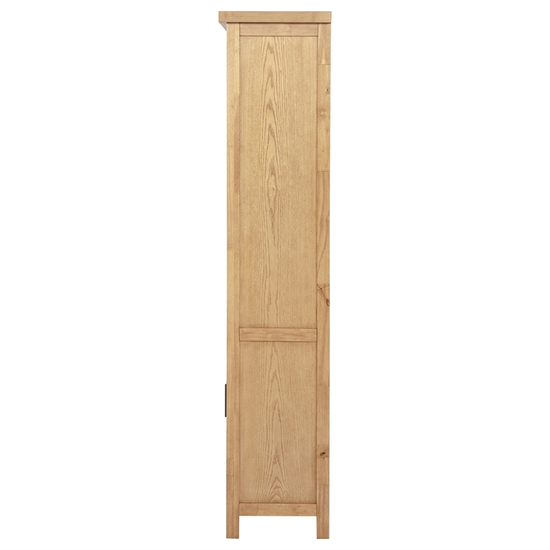 Coaster Vermes 2-Door Transitional Wood Office Cabinet Bookcase in Light Ash