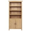 Coaster Vermes 2-Door Transitional Wood Office Cabinet Bookcase in Light Ash