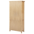 Coaster Vermes 2-Door Transitional Wood Office Cabinet Bookcase in Light Ash