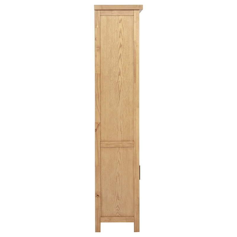 Coaster Vermes 2-Door Transitional Wood Office Cabinet Bookcase in Light Ash