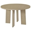Coaster Strouse 5-Piece Round Wood Dining Set in Cream/Natural Oak
