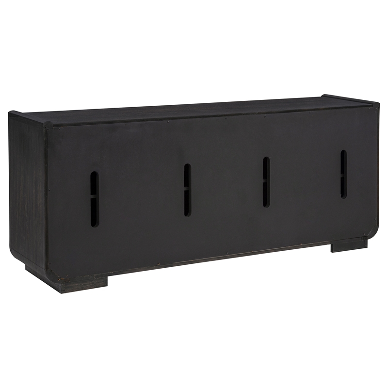 Coaster Leandro Wood TV Stand Media Console for TVs up to 77