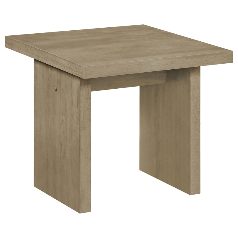 Coaster Decker Square Wood Occasional Side End Table in Natural Oak