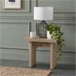 Coaster Decker Square Wood Occasional Side End Table in Natural Oak