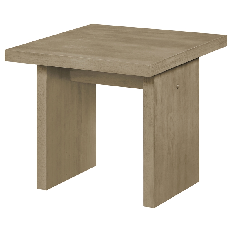 Coaster Decker Square Wood Occasional Side End Table in Natural Oak