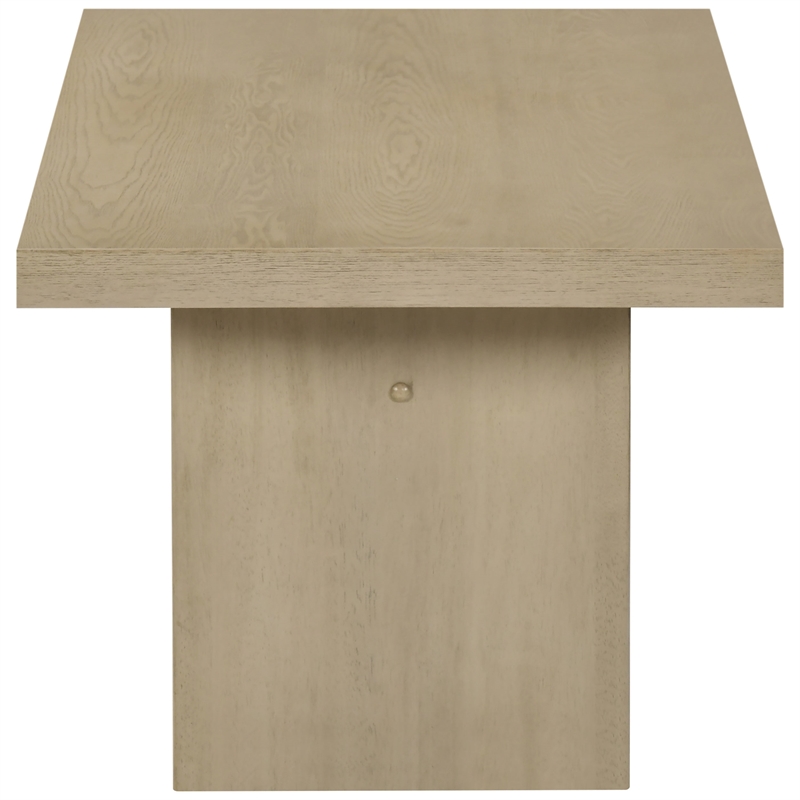 Coaster Decker Square Wood Occasional Side End Table in Natural Oak