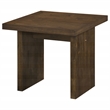 Coaster Decker Square Wood Occasional Side End Table in Walnut