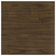 Coaster Decker Square Wood Occasional Side End Table in Walnut