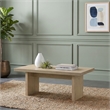 Coaster Decker 47-Inch Rectangular Wood Cocktail Coffee Table in Natural Oak