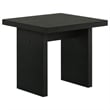 Coaster Decker 3-Piece Transitional Wood Coffee and End Table Set in Black