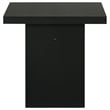 Coaster Decker 3-Piece Transitional Wood Coffee and End Table Set in Black