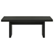 Coaster Decker 3-Piece Transitional Wood Coffee and End Table Set in Black