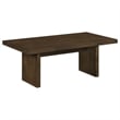 Coaster Decker 3-Piece Transitional Wood Coffee and End Table Set in Walnut