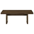 Coaster Decker 3-Piece Transitional Wood Coffee and End Table Set in Walnut