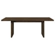 Coaster Decker 7-Piece 82-Inch Wood Dining Set with Spindle Chair in Walnut