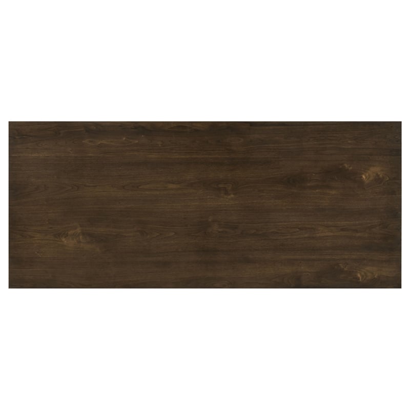 Coaster Decker 7-Piece 82-Inch Wood Dining Set with Spindle Chair in Walnut