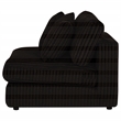 Coaster Blaine Fabric Upholstered Soft Cushion Armless Chair in Chocolate