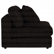 Coaster Blaine Fabric Upholstered Soft Cushion Armless Chair in Chocolate