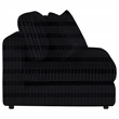 Coaster Blaine Fabric Upholstered Soft Cushion Armless Chair in Black